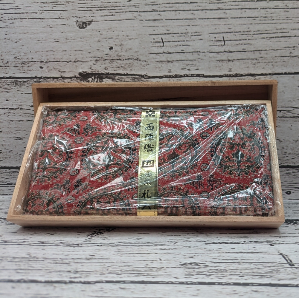 Vintage Japanese Wallet, Nishiji Ori